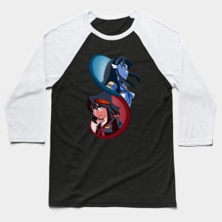 Red Oni and Blue Oni Baseball T-Shirt